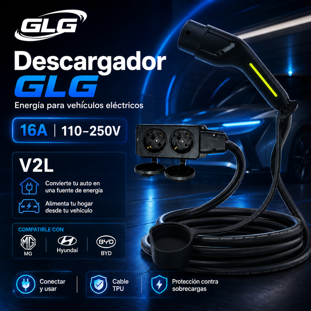 Descargador V2L GLG